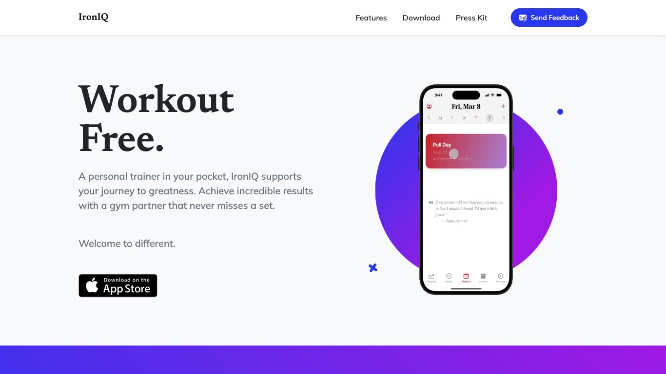 Ironiq - Trending AI tool for Fitness and best alternatives