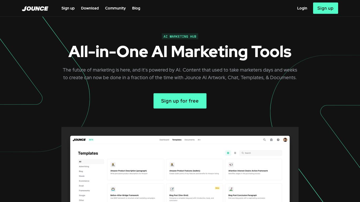Jounce - Trending AI tool for Content generation and best alternatives