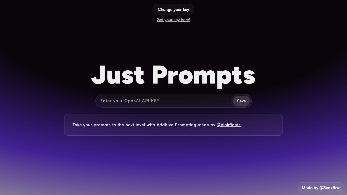 Just Prompts - Trending AI tool for Prompts and best alternatives