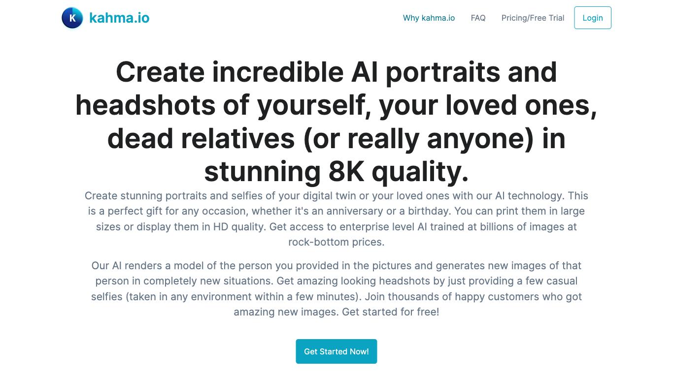 Kahma - Trending AI tool for Avatars and best alternatives