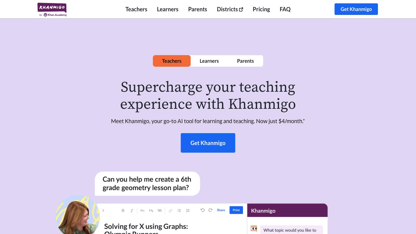 Khan Academy - Khan Labs - Trending AI tool for Learning and best alternatives