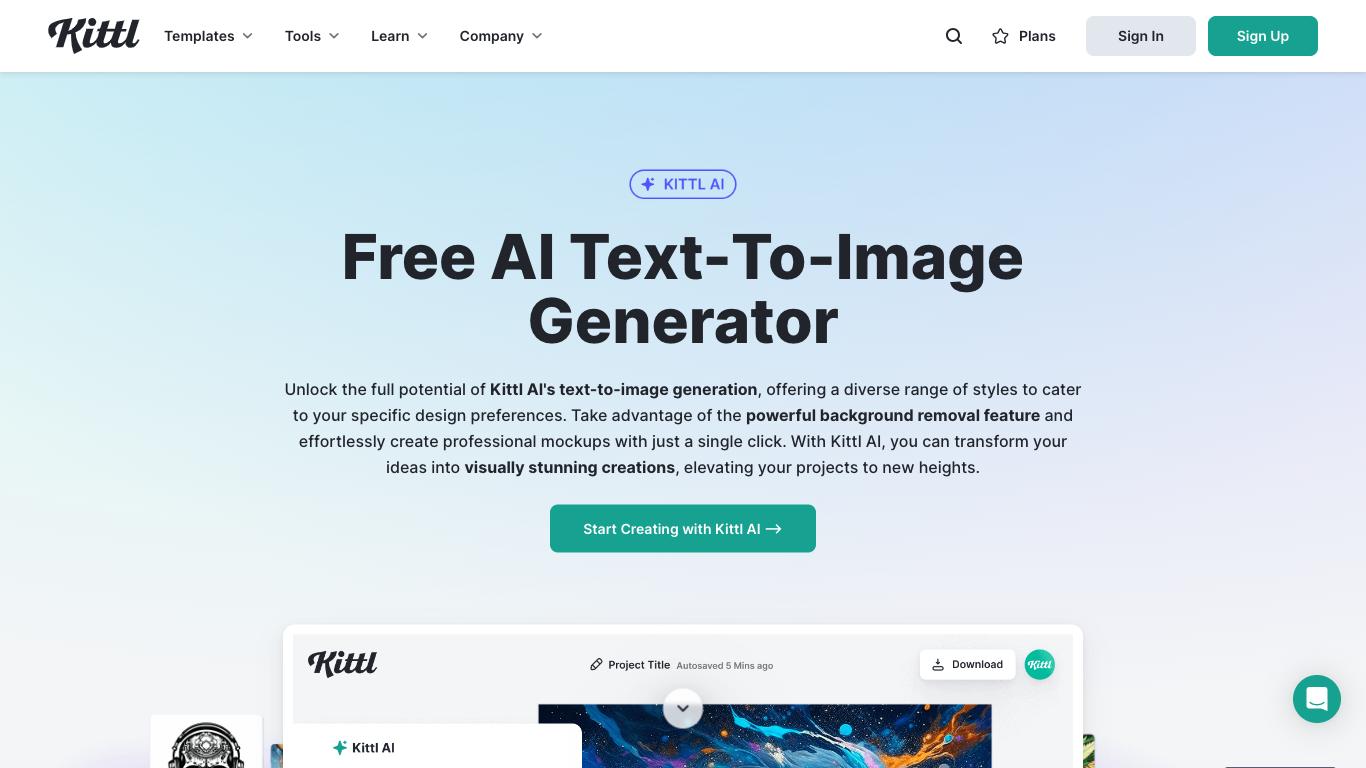 Kittl - Trending AI tool for Image generation and best alternatives