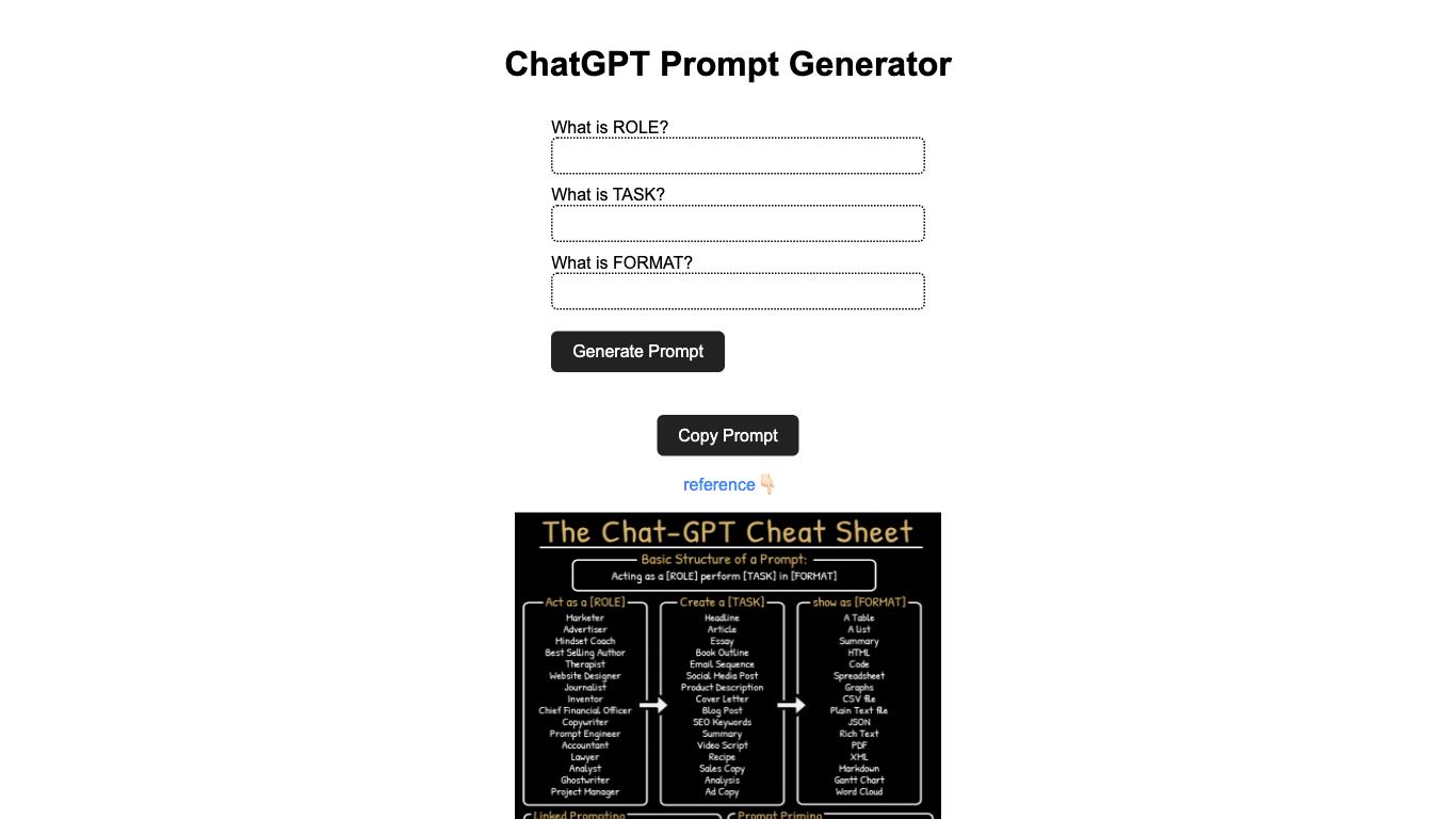 ChatGPT-Prompt-Generator - Trending AI tool for Prompts and best alternatives