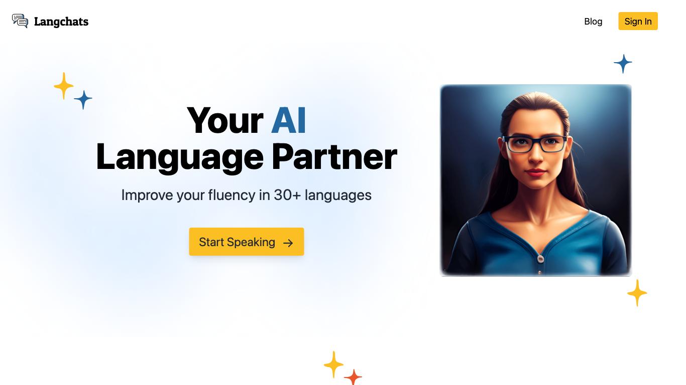 Langchats - Trending AI tool for Language learning and best alternatives