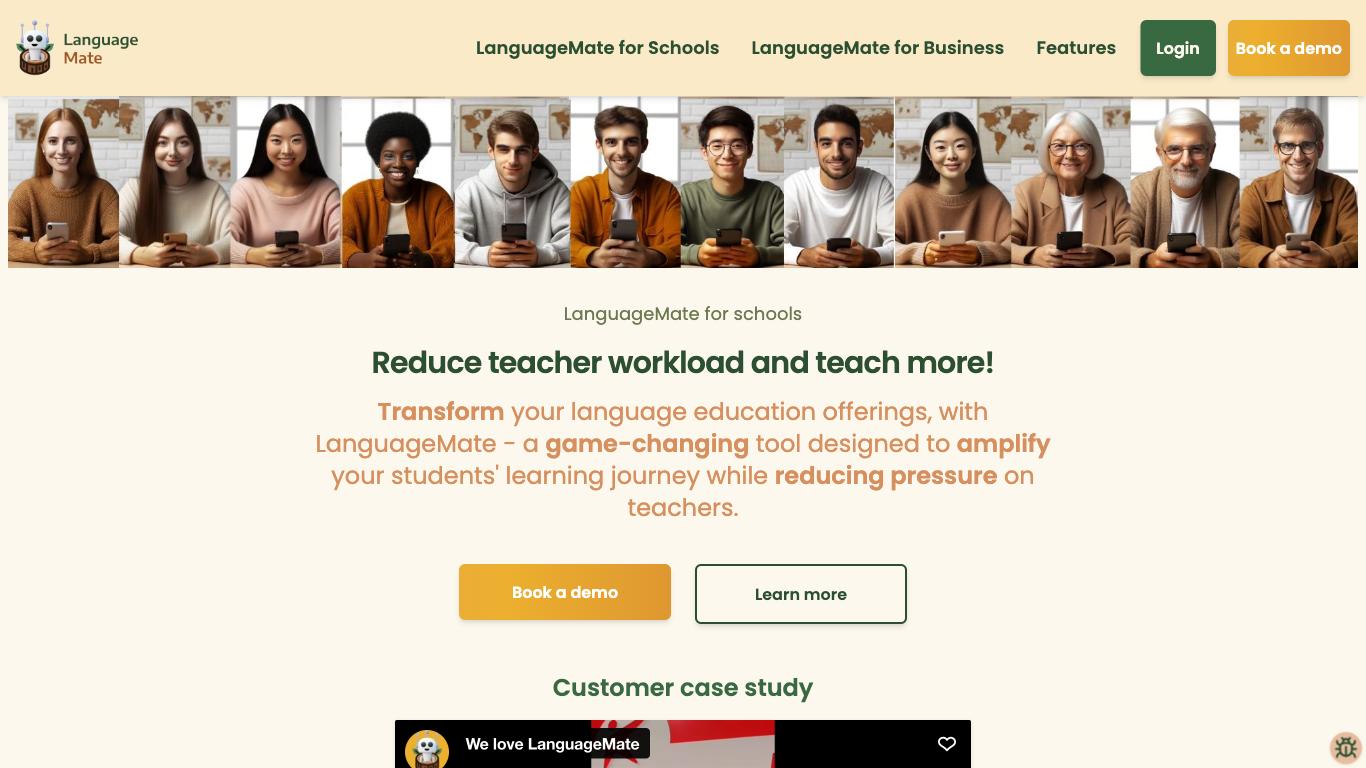 LanguageMate - Trending AI tool for Language learning and best alternatives