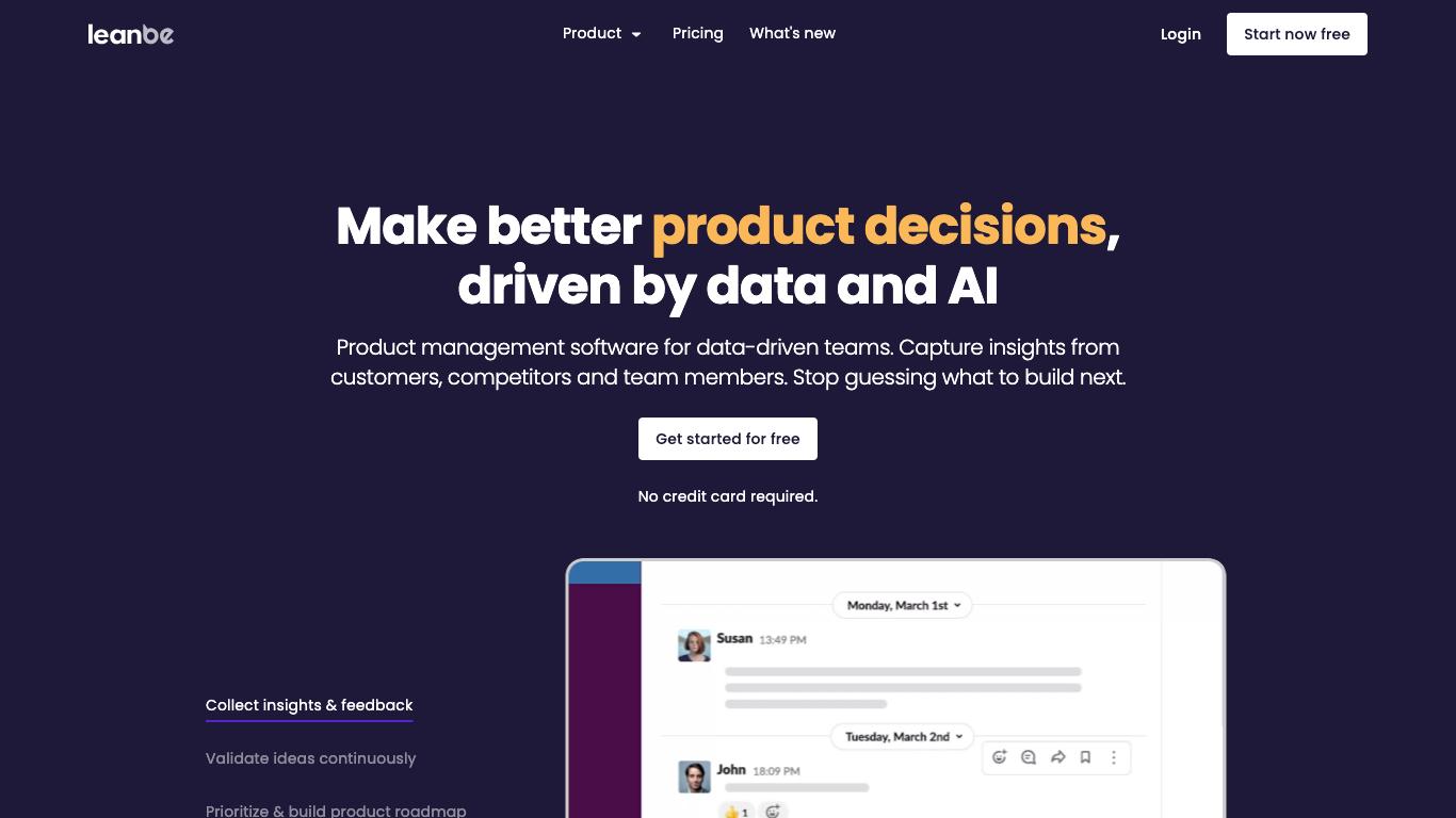 Leanbe - Trending AI tool for Data analytics and best alternatives