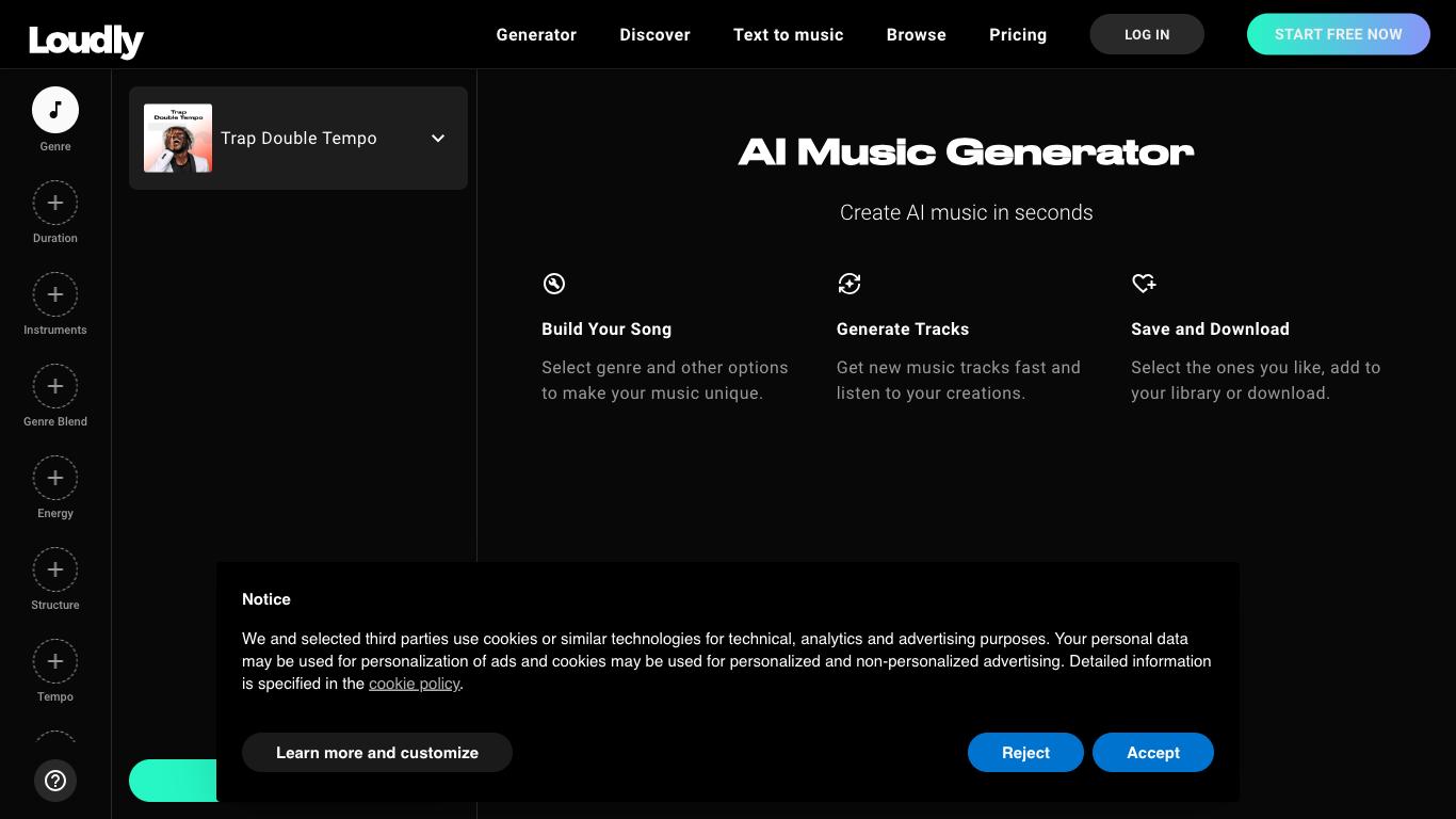 Loudly - Trending AI tool for Music creation and best alternatives