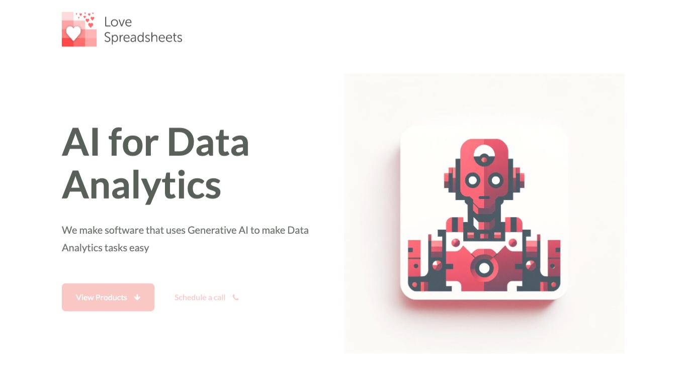 Lovespreadsheets - Trending AI tool for Data analytics and best alternatives