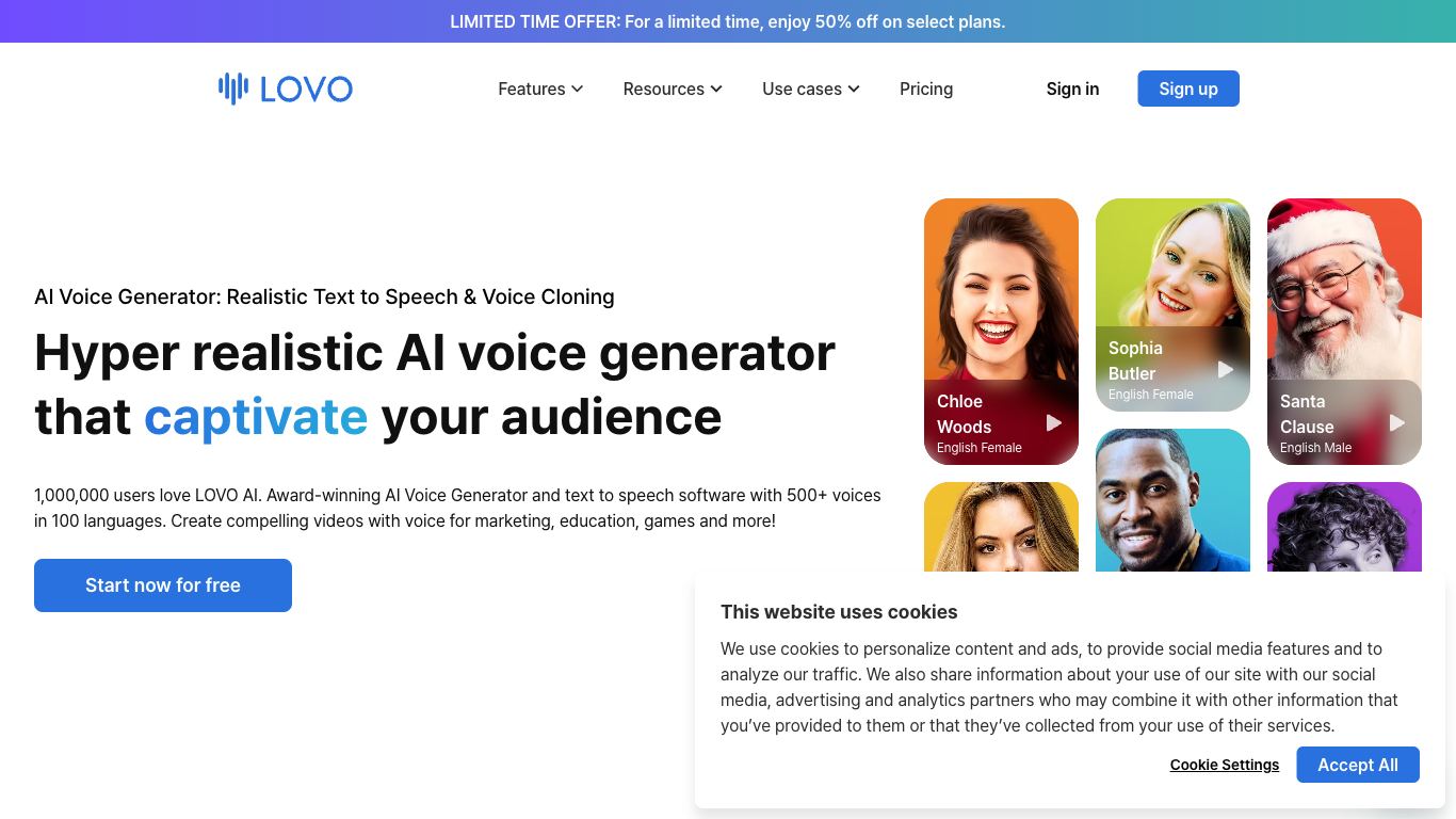 Lovo - Trending AI tool for Text to speech and best alternatives