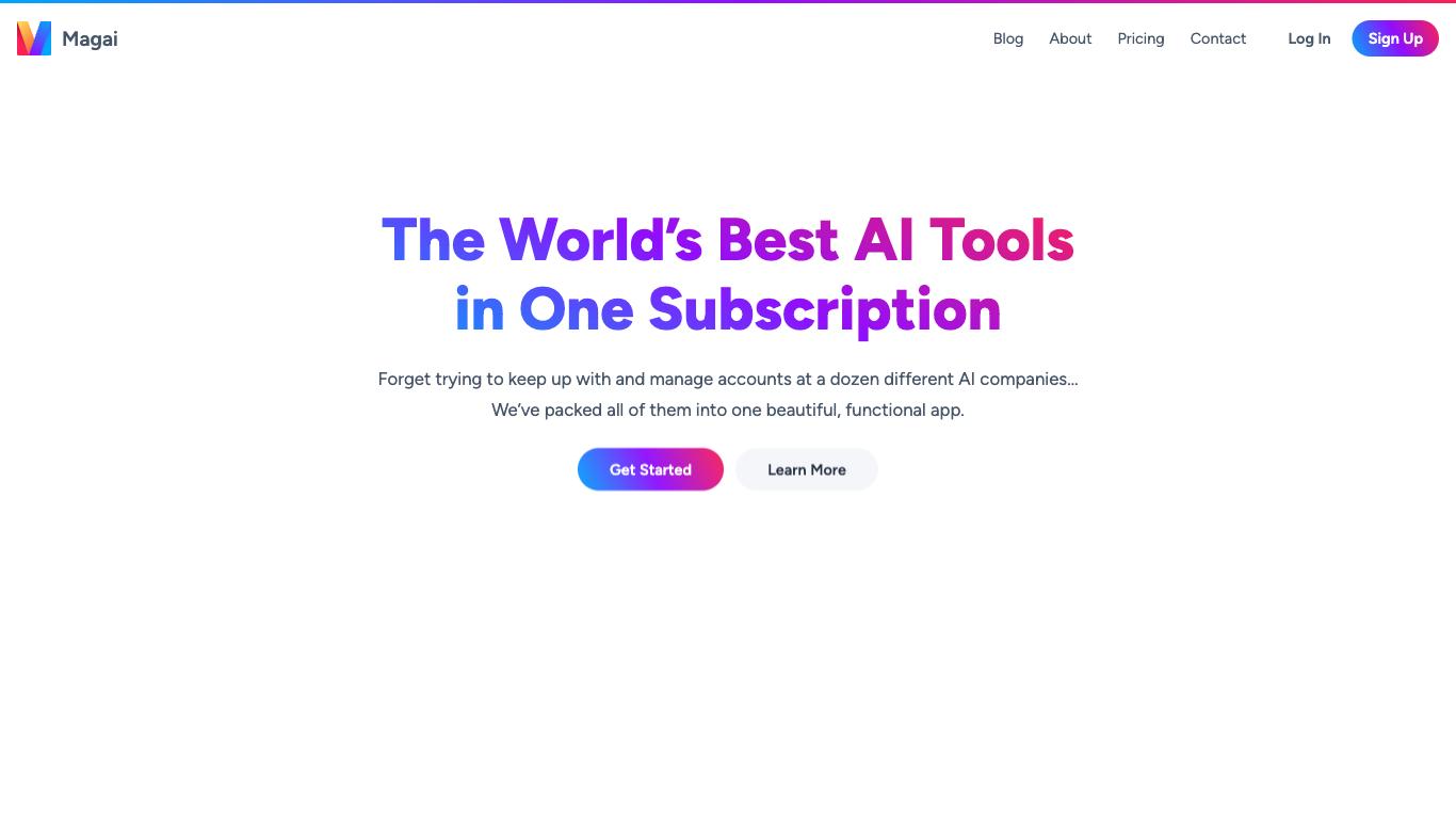 Magai - Trending AI tool for ChatGPT and best alternatives