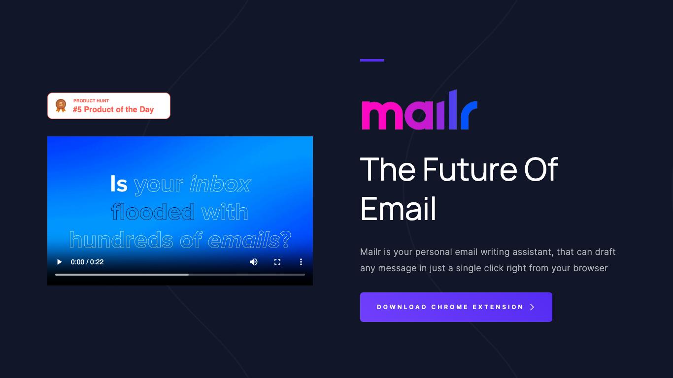 Mailr - Trending AI tool for Email writing and best alternatives