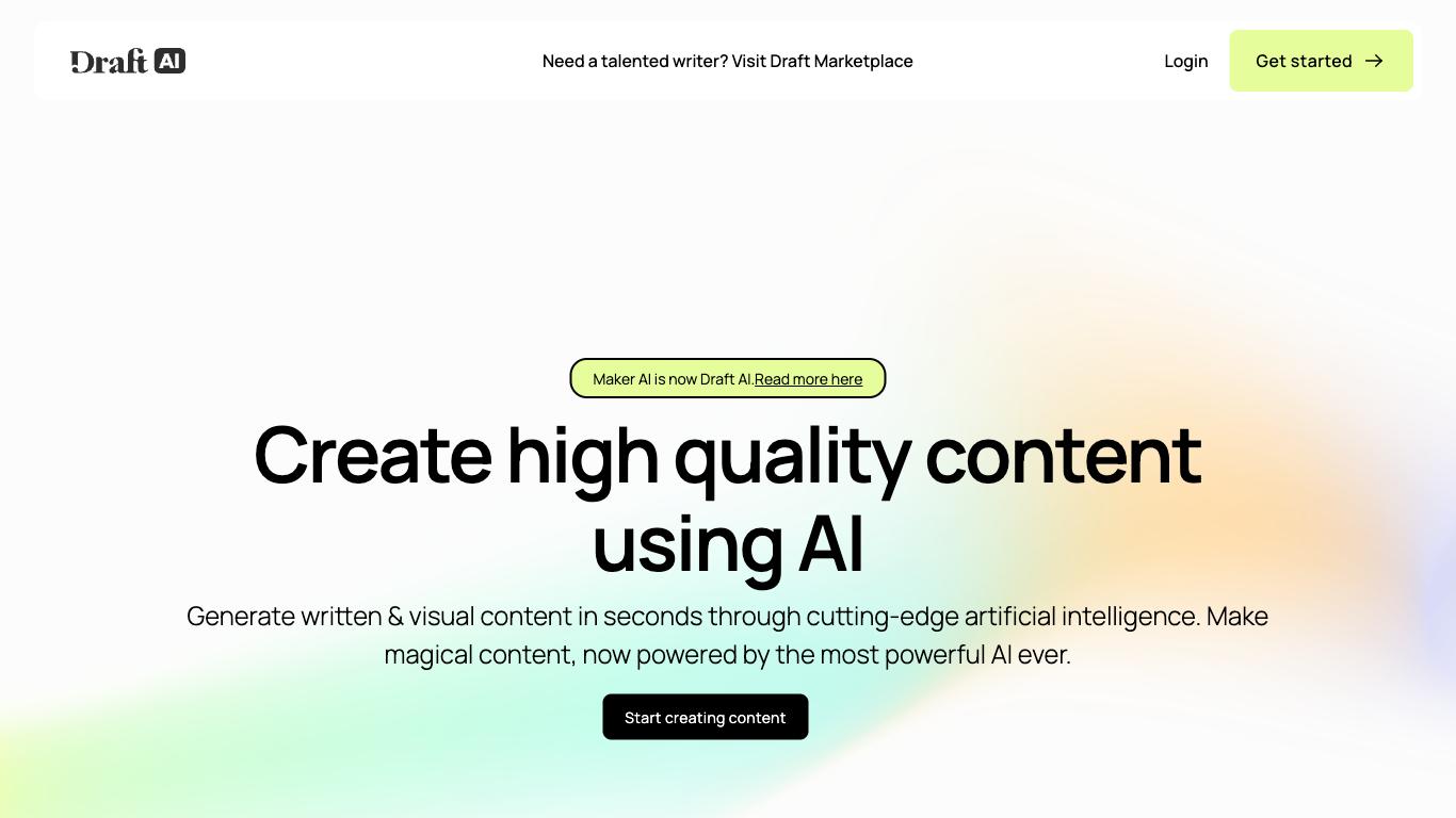 Maker AI - Trending AI tool for Content generation and best alternatives