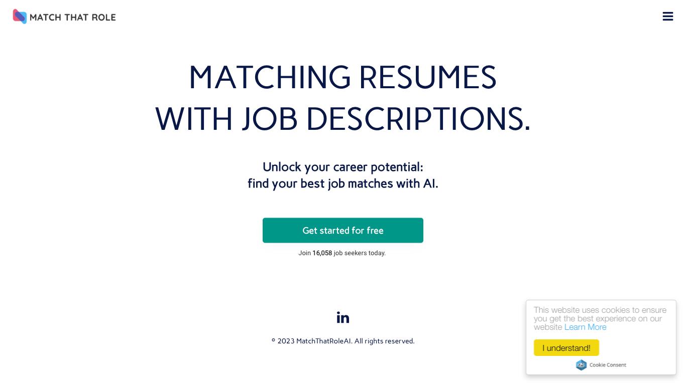 MatchThatRoleAI - Trending AI tool for Job search and best alternatives