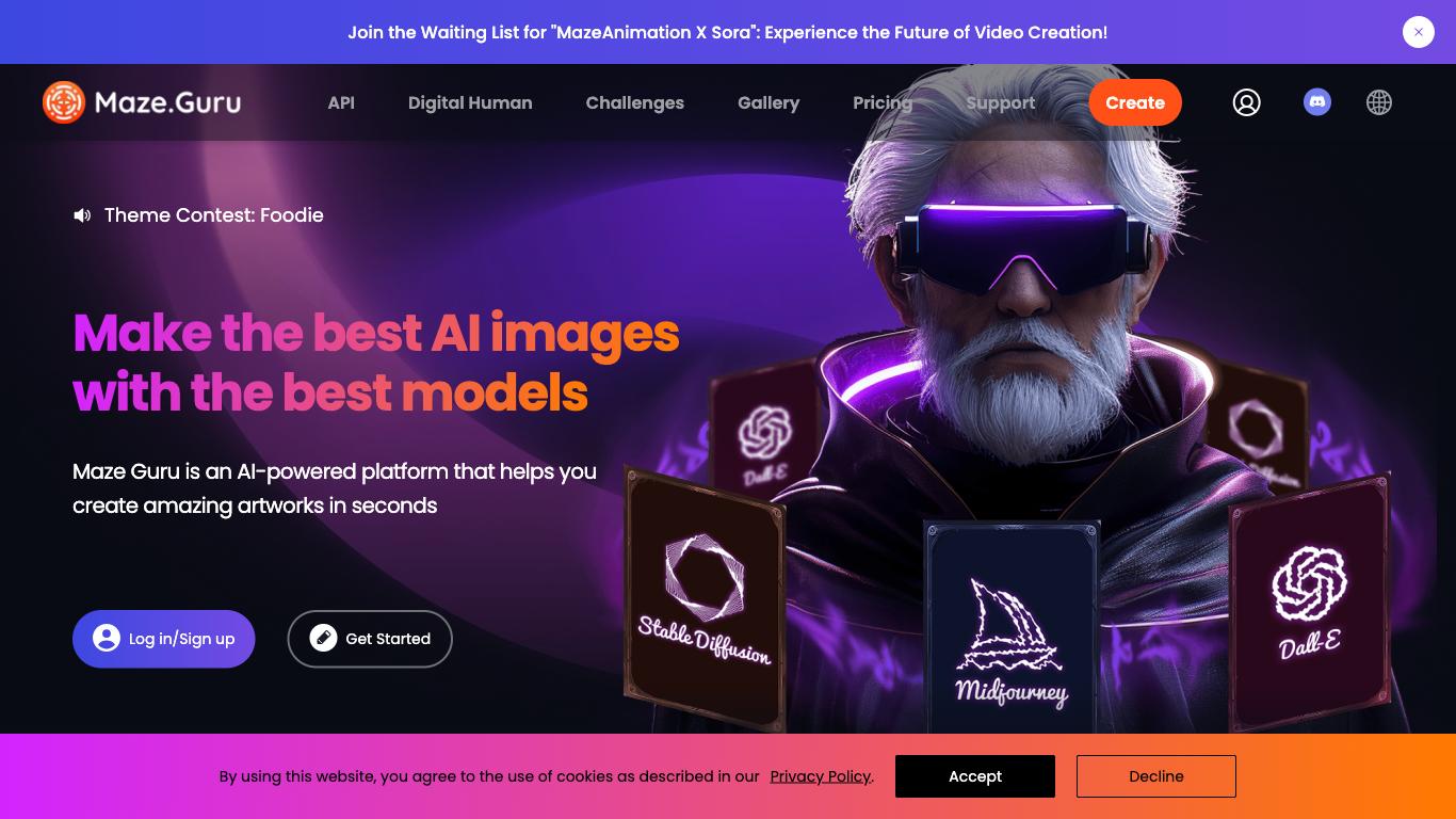 Maze Guru - Trending AI tool for Image generation and best alternatives