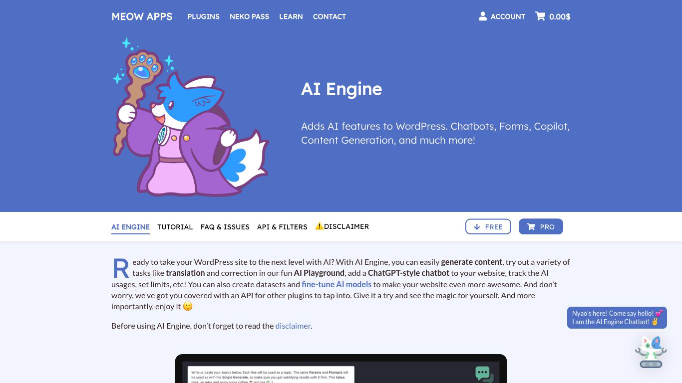 AI Engine - Trending AI tool for Content generation and best alternatives