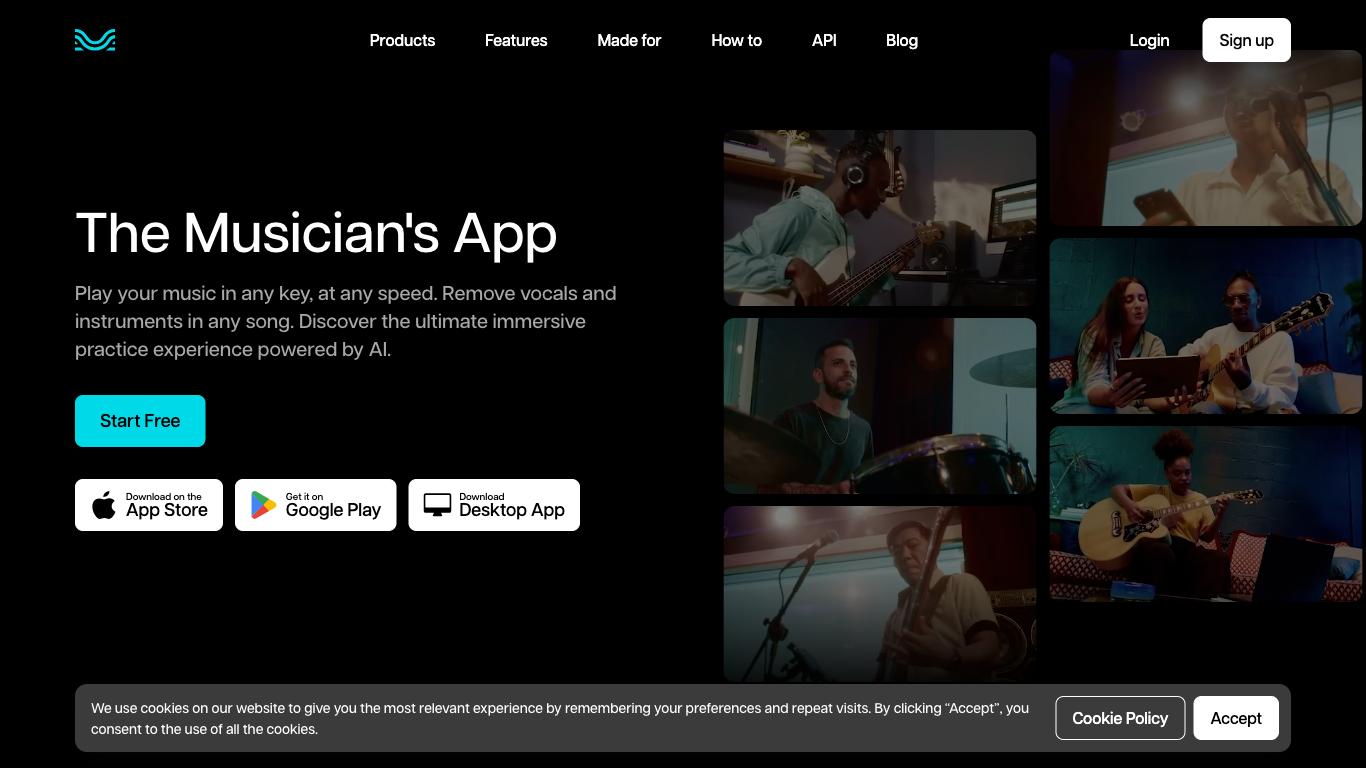 Moises App - Trending AI tool for Music creation and best alternatives