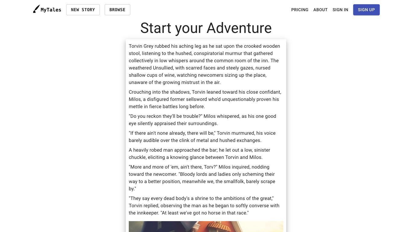 Mytales - Trending AI tool for Story writing and best alternatives