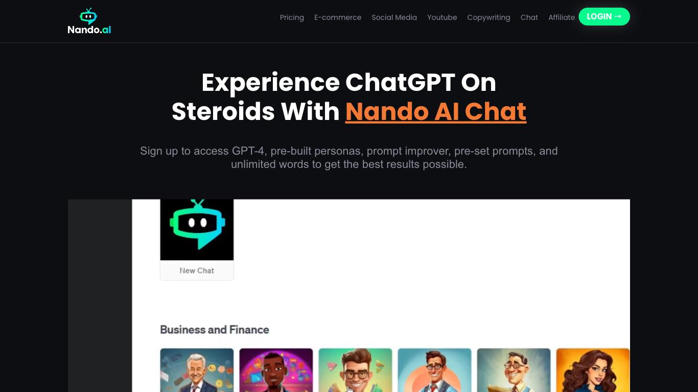 Nando  - Trending AI tool for Content generation and best alternatives