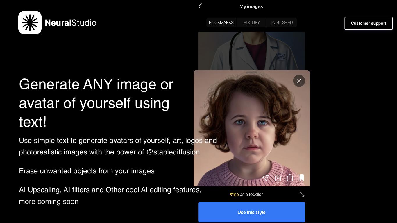 Neural Studio - Trending AI tool for Image generation and best alternatives