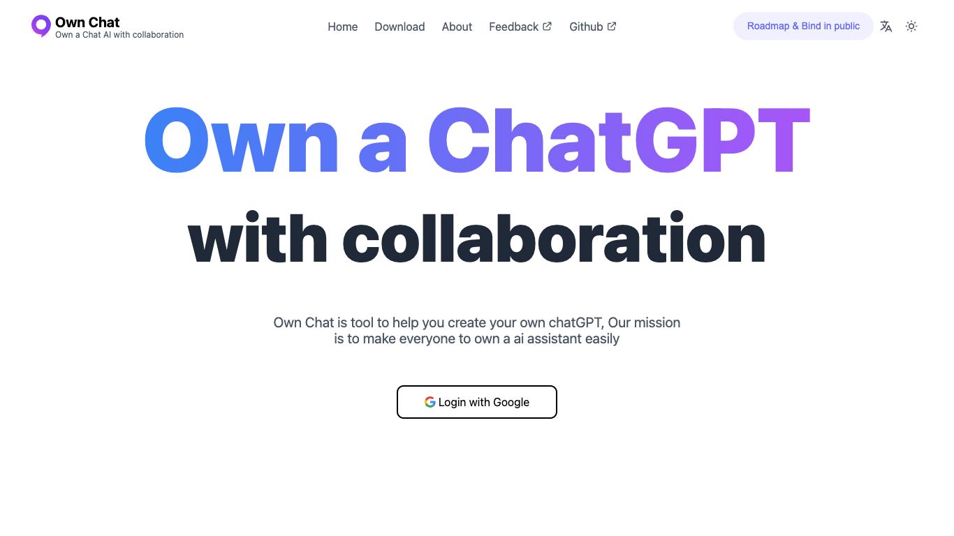 Ownchat - Trending AI tool for Chatbots and best alternatives