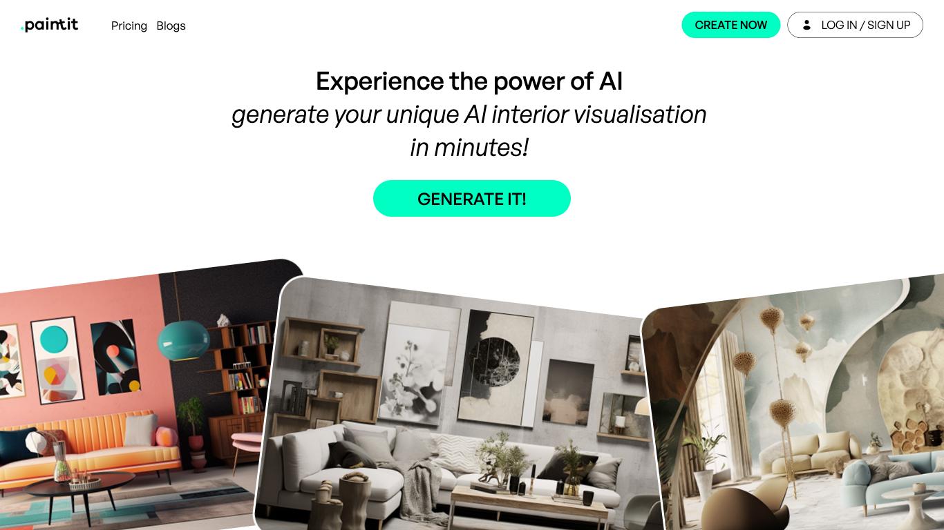 Paintit - Trending AI tool for Interior design and best alternatives