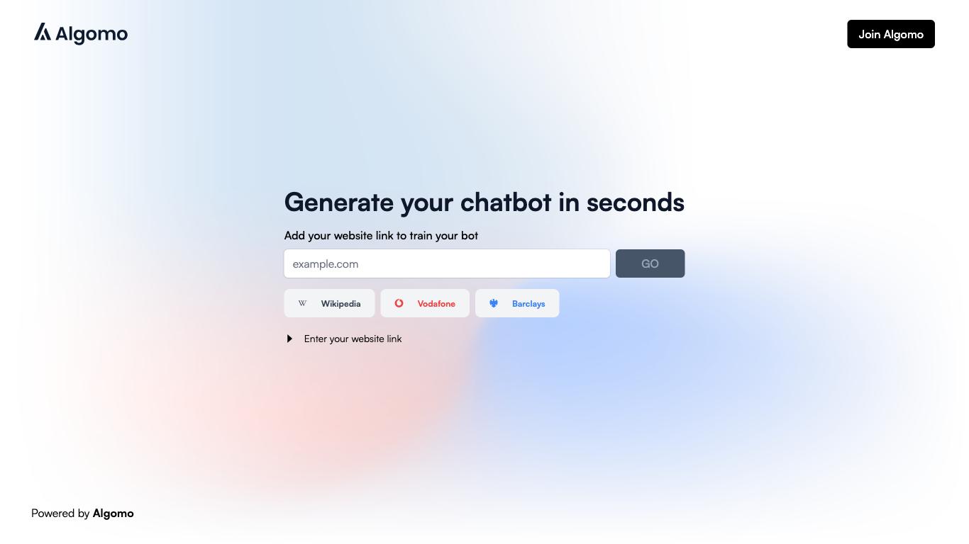 Algomo - Trending AI tool for Chatbots and best alternatives