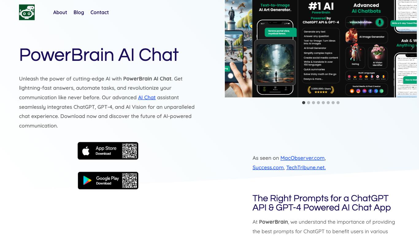 PowerBrain - Trending AI tool for ChatGPT and best alternatives