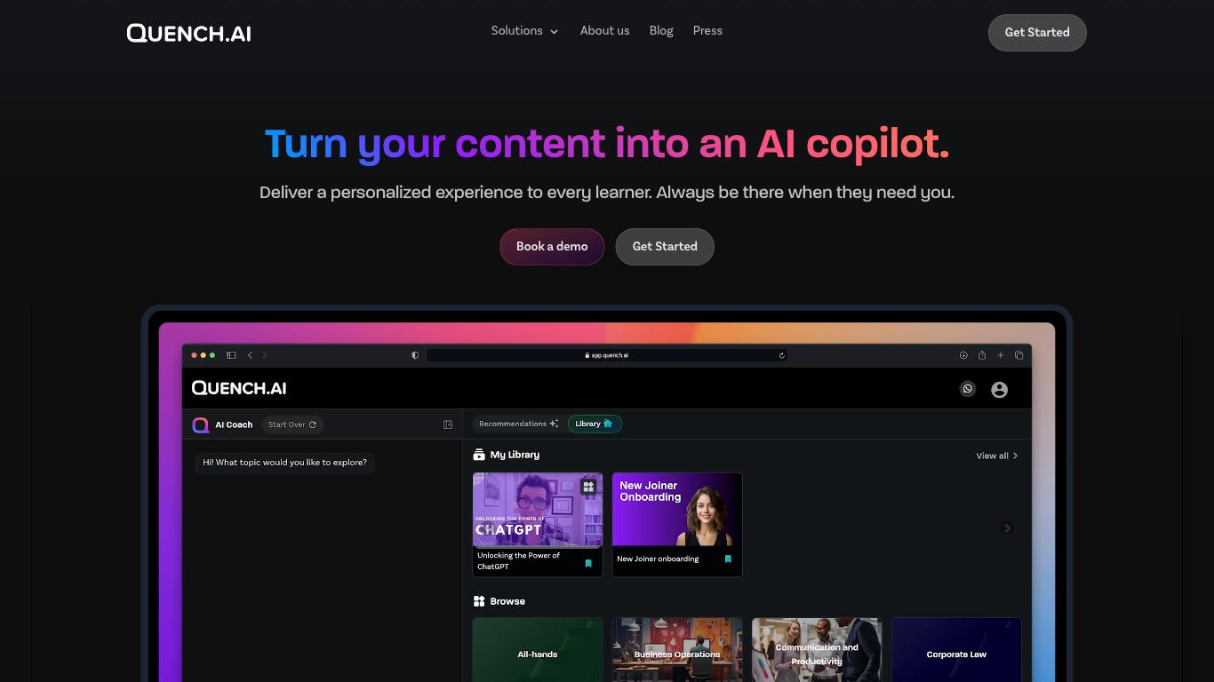 Quench - Trending AI tool for Learning and best alternatives