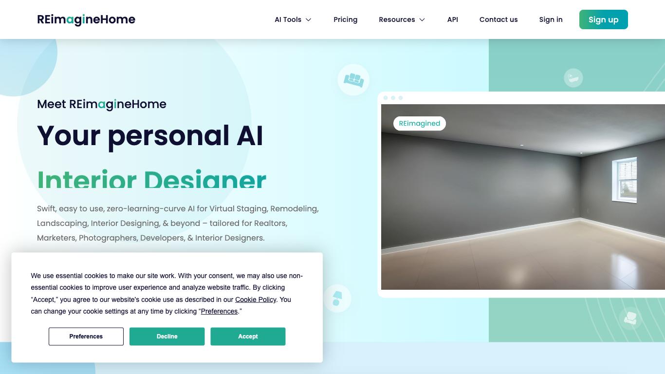 REimagineHome - Trending AI tool for Interior design and best alternatives