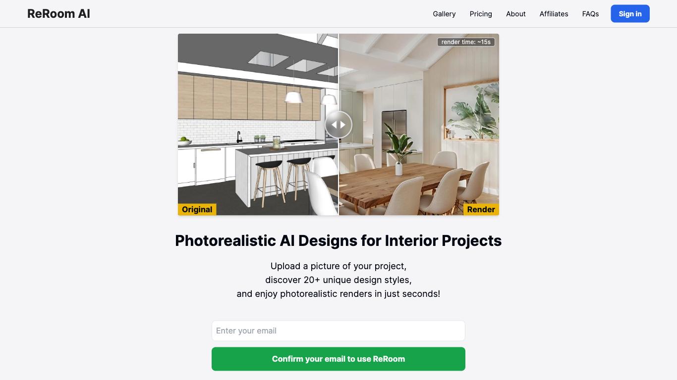 Reroom - Trending AI tool for Interior design and best alternatives