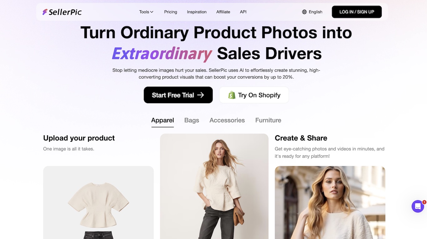 SellerPic is an AI SaaS platform purpose-built for e-commerce sellers