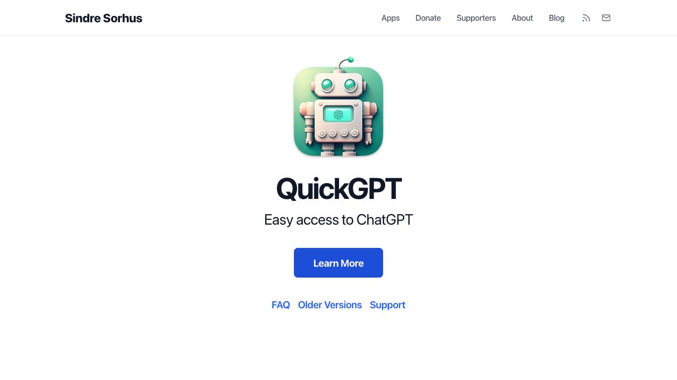 QuickGPT - Trending AI tool for ChatGPT and best alternatives