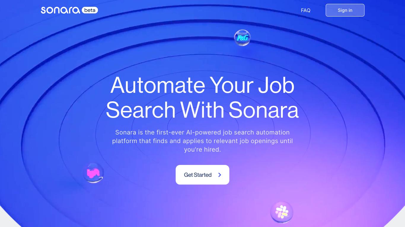 Sonara - Trending AI tool for Job search and best alternatives