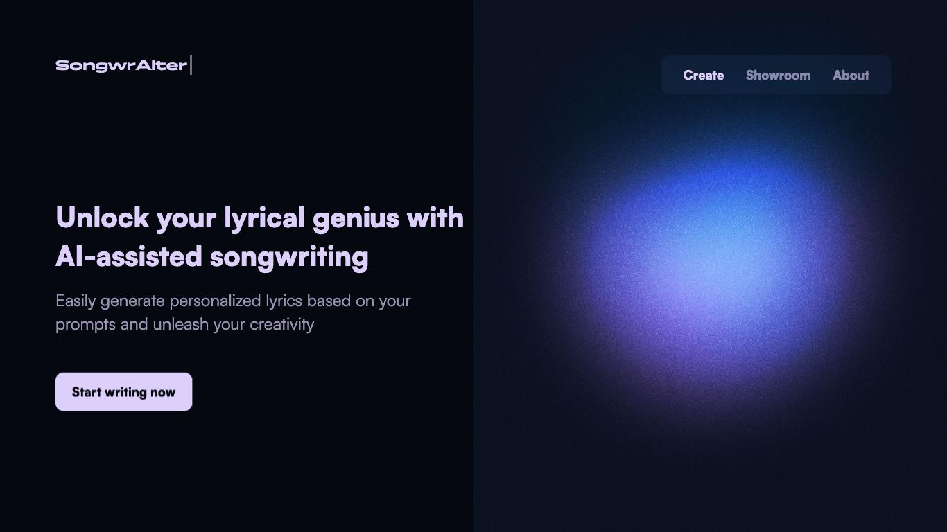 Songwraiter - Trending AI tool for Music lyrics and best alternatives