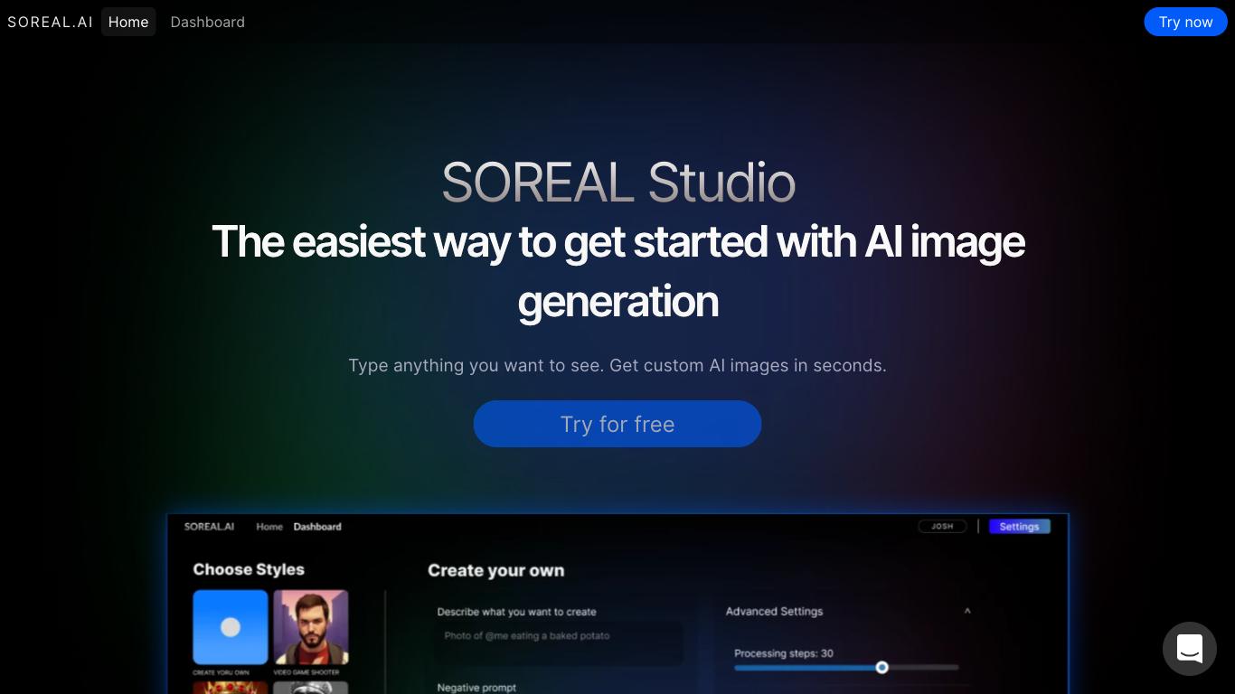 Soreal.AI Studio - Trending AI tool for Image generation and best alternatives