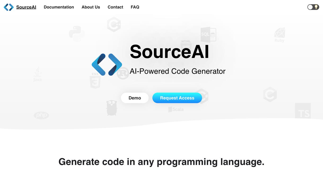 SourceAI - Trending AI tool for Coding and best alternatives