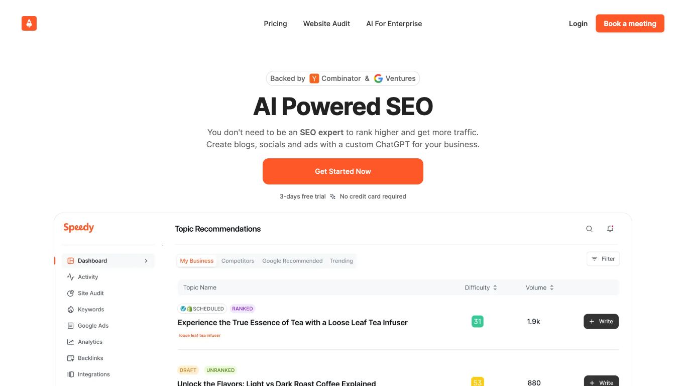 Surgegraph - Trending AI tool for SEO content and best alternatives