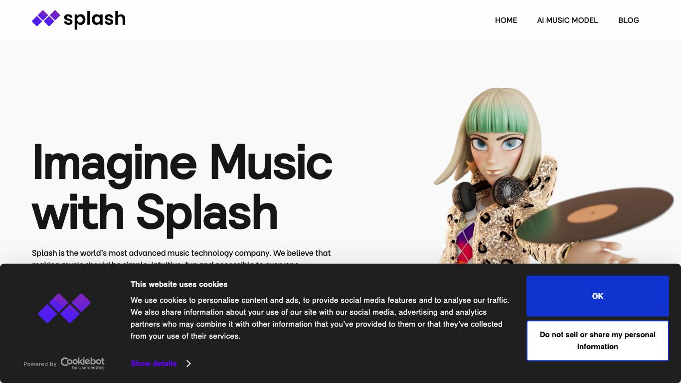 Splash - Trending AI tool for Music creation and best alternatives