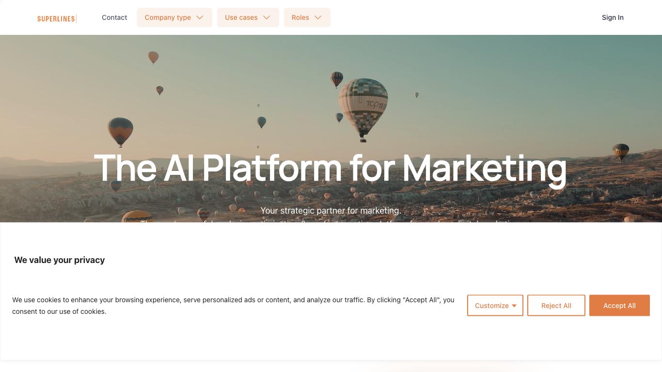 Superlines - Trending AI tool for Content generation and best alternatives