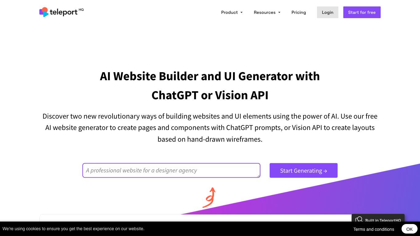 TeleportHQ - Trending AI tool for Website building and best alternatives