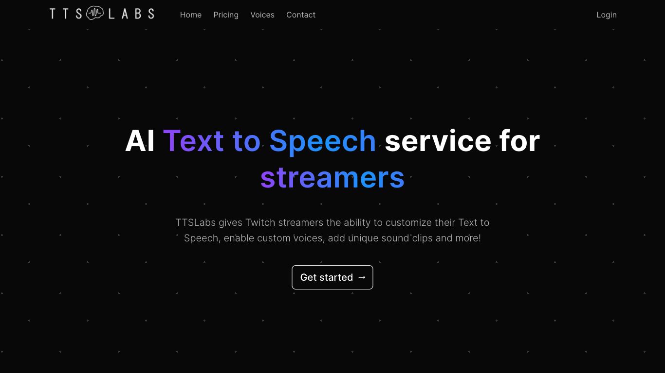 TTSLabs - Trending AI tool for Text to speech and best alternatives