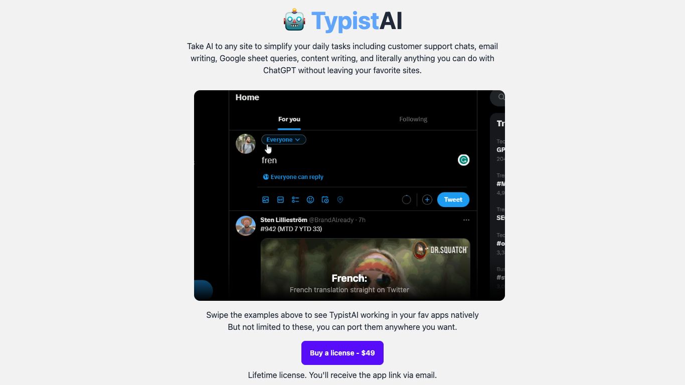 Typistai - Trending AI tool for Task automation and best alternatives