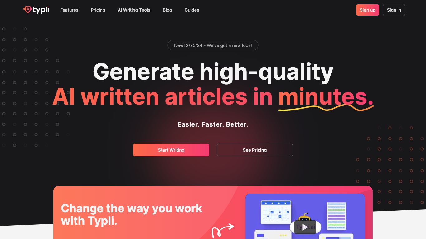 Typli - Trending AI tool for SEO content and best alternatives