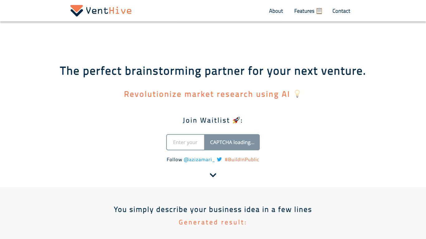 Venthive - Trending AI tool for Startup ideas and best alternatives