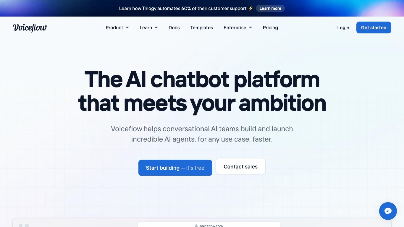Voiceflow - Trending AI tool for Chatbots and best alternatives