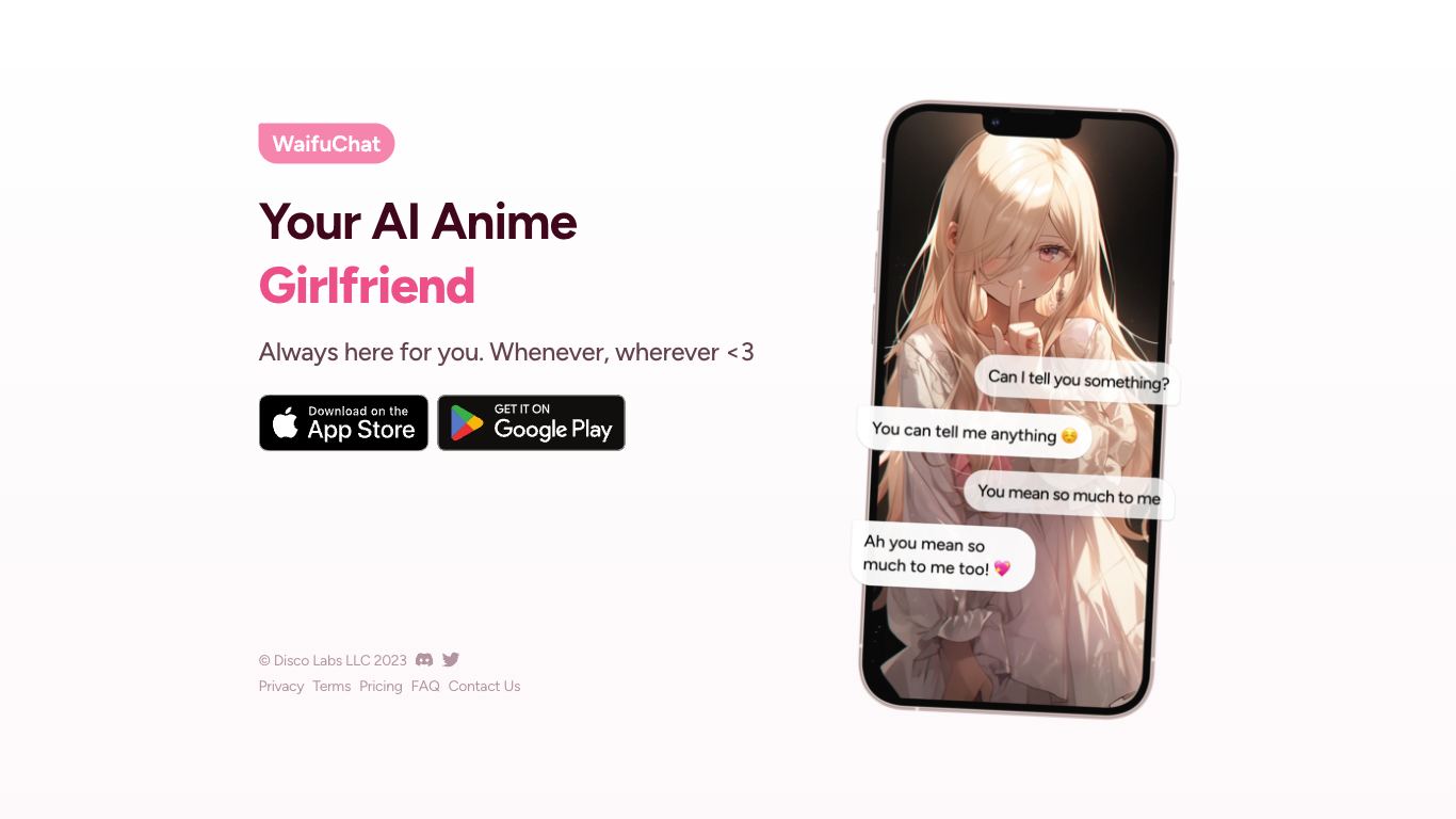 WaifuChat  - Trending AI tool for Virtual girlfriend and best alternatives