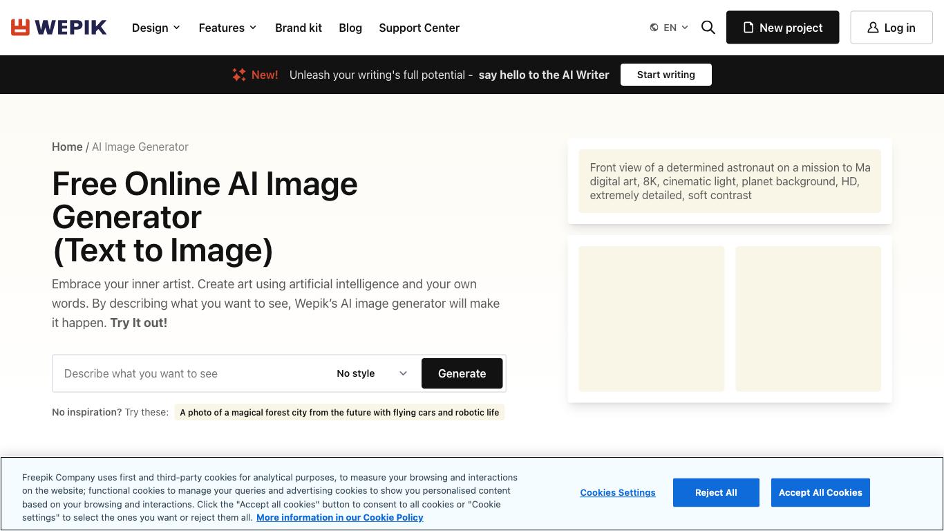 Wepik - Trending AI tool for Image generation and best alternatives