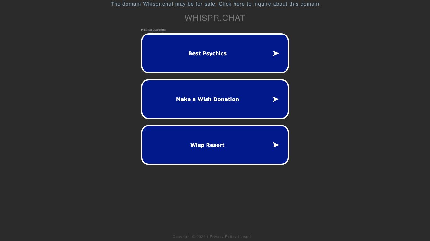 Whispr - Trending AI tool for Conversations and best alternatives