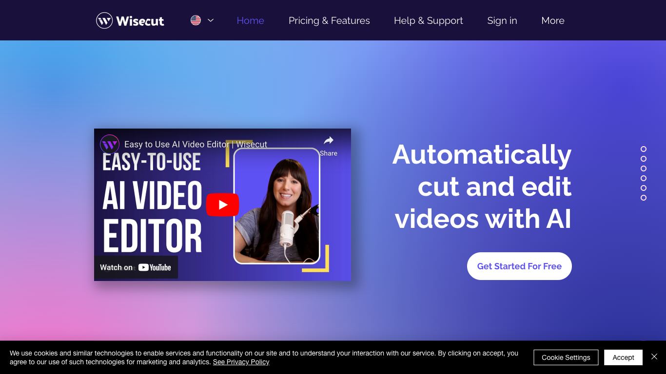 Wisecut - Trending AI tool for Video editing and best alternatives