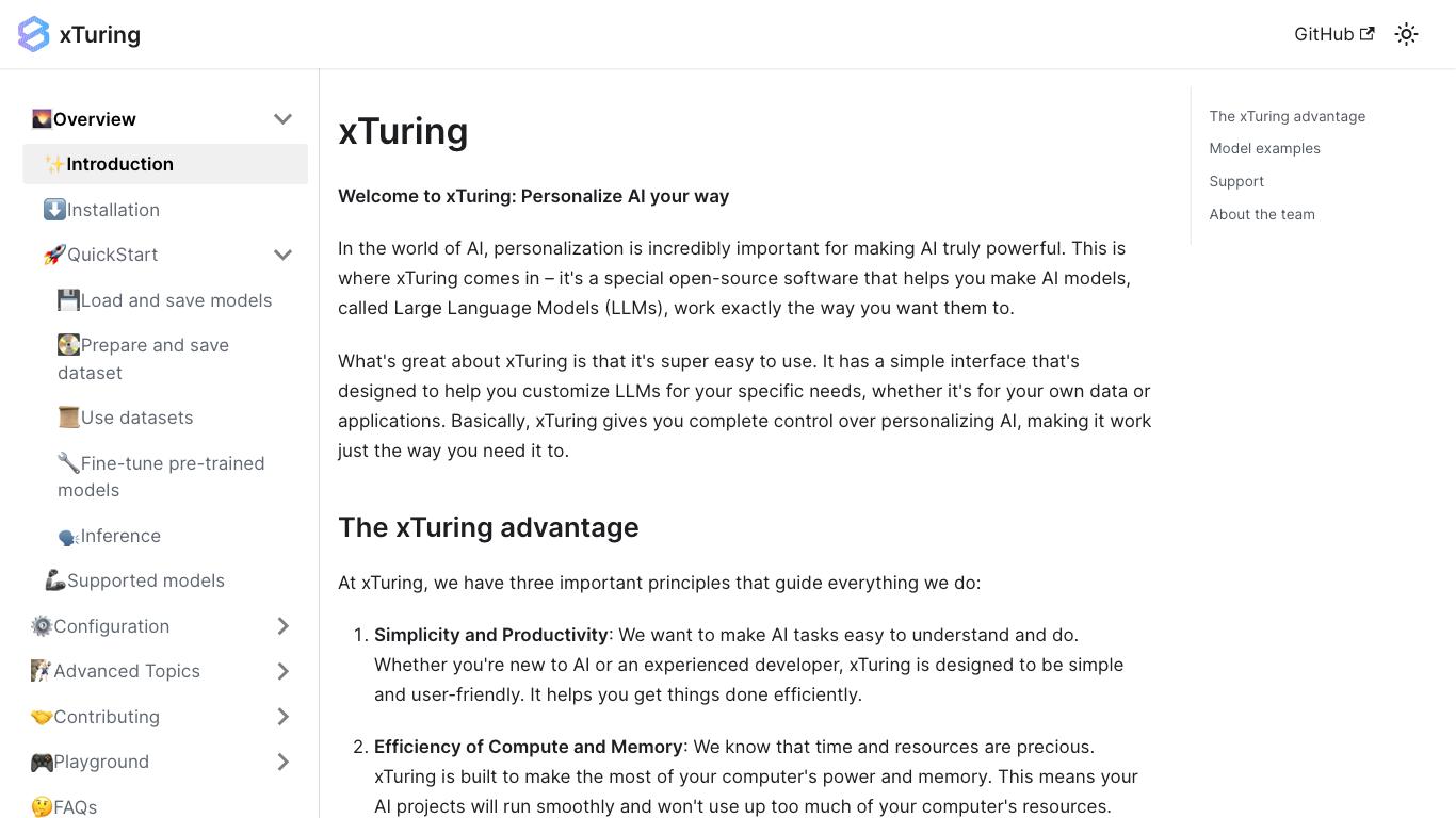Xturing - Trending AI tool for Chatbots and best alternatives